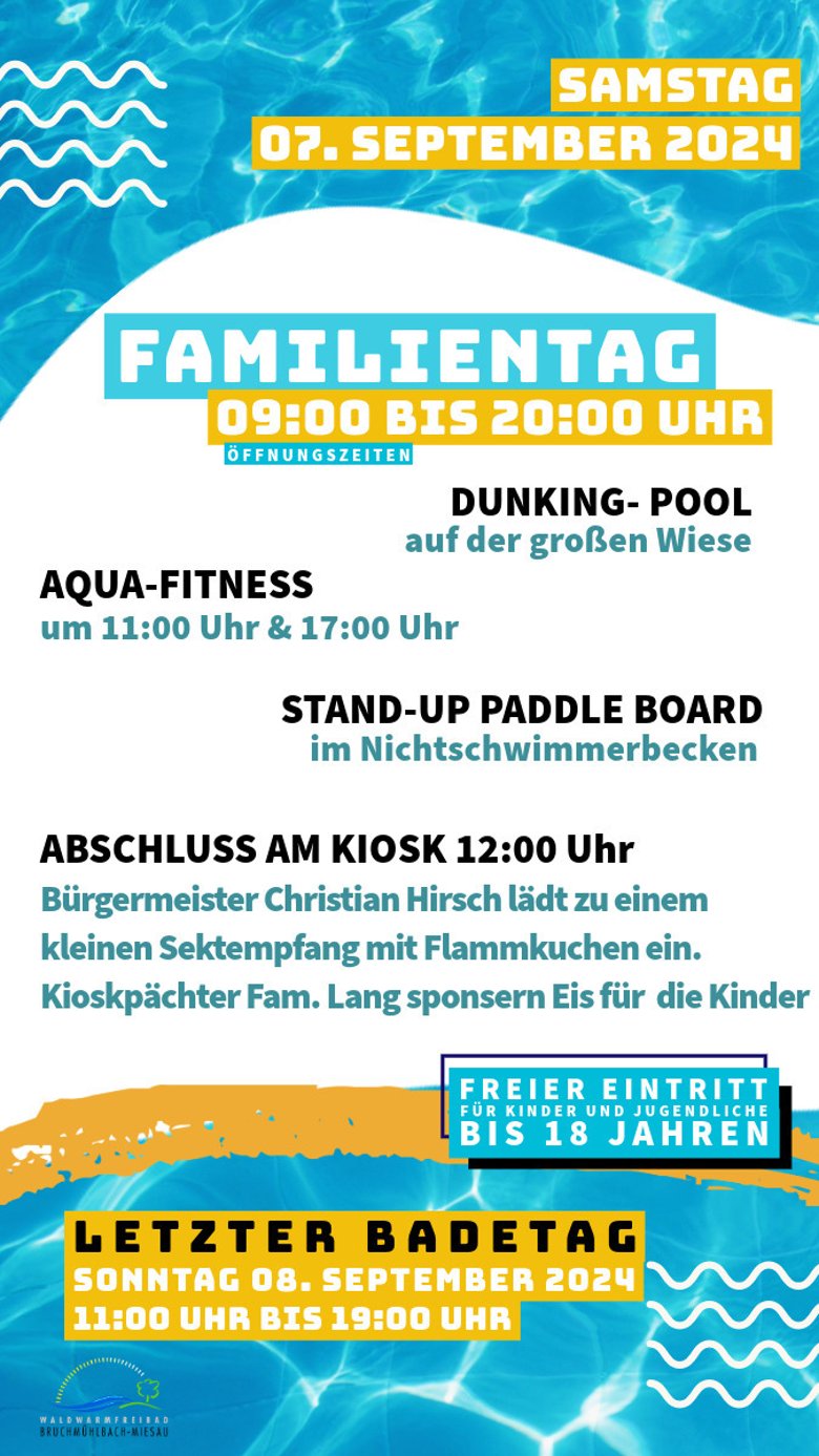 Abschluss Freibad